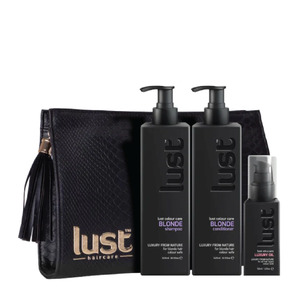 Shampoo: Lust Blonde & Luxury Oil Trio Gift Pack