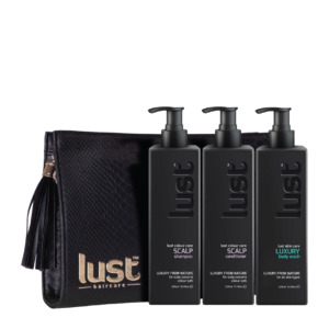 Shampoo: Lust Scalp & Luxury Body Wash Trio Gift Pack