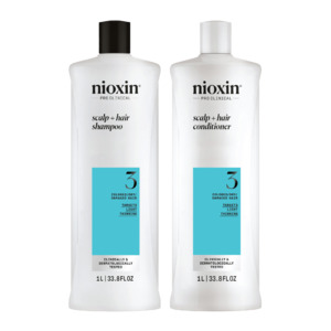 Nioxin System 3 - 1 Litre Duo For Coloured Hair With Light Thinning