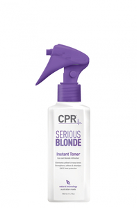 Products: CPR Serious Blonde Instant Toner