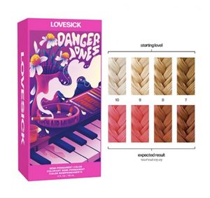 Products: Danger Jones Lovesick Neon Pink Semi Permanent Colour HairOnline