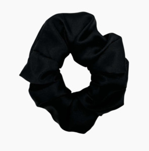 Splash Happy Silk Scrunchie Regular - Black · HairOnline
