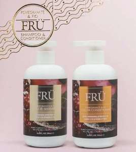 Products: FRÜ Pomegranate and Fig Colour Shampoo & Conditioner Duo Gift Pack HairOnline