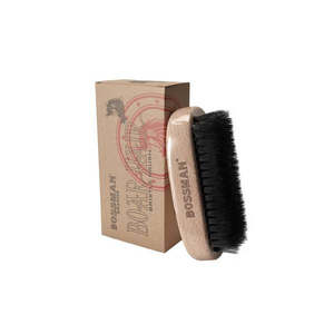 Bossman Hand Held Boar and Nylon Bristle Brush