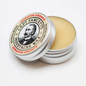 Captain Fawcett Moustache Wax 15ml - EXPEDITION STRENGTH SANDALWOOD
