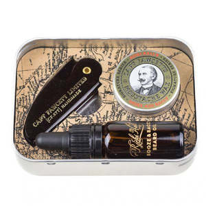 Captain Fawcett Ricki Hall Booze & Baccy Grooming Survival Kit