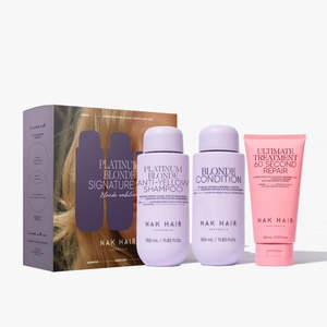 NAK Hair PLATINUM BLONDE Trio Gift Pack