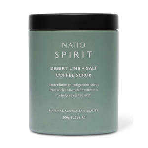 Natio Spirit Desert Lime + Salt Coffee Scrub 300g