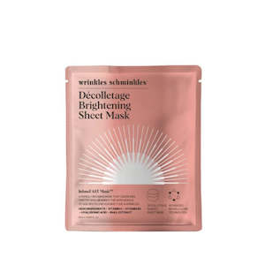 Wrinkles Schminkles: Wrinkles Schminkles InfuseFAST™ Décolletage Brightening Sheet Mask – 1 Pack
