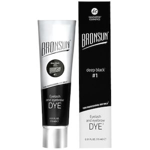 Bronsun: Bronsun Eyelash And Eyebrow Dye Deep Black #1 15 ml