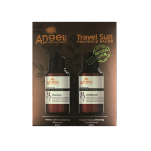 Angel – Hair Scene – Hair & Beauty: Angel Lavender Tone Correcting Violet Travel Packs Duo