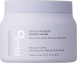 BlondMe – Hair Scene – Hair & Beauty: Schwarzkopf Blondme Bond Repair Purple Mask 200ml