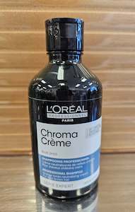 Shampoo Conditioner: L'Oreal Chroma Creme Blue Shampoo