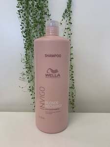 Shampoo Conditioner: Wella Invigo Blonde Recharge Shampoo Litre