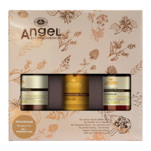 Angel Helichrysum Christmas pack with Morocco silky oil