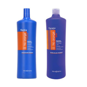 Fanola: Fanola No Orange Shampoo & Mask 1L Duo