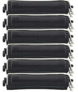 Hairworks Extra: Black Perm Rods 16mm -12 pk