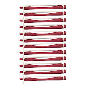 Burgundy perm rods-4mm 12pk