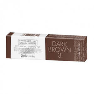 Professional Beauty Systems Dark Brown Eyelash and Brow Tint 20ml