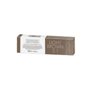 Eyelash Brow Tint: Professional Beauty Systems Light Brown Eyelash and Brow Tint 20ml