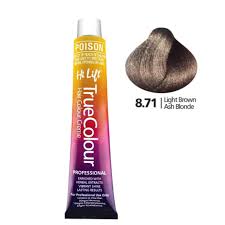Hi Lift True Colour: Hi Lift True Colour 8.71 Light Brown Ash Blonde 100g