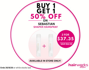 Sebastian Shaper Hairspray- INSTORE ONLY