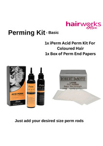 Perms Accessories: iPerm Acid for Coloured/Damaged Hair Perm Kit - Basic