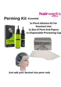Perms Accessories: iPerm Alkaline for Resistant Hair Perm Kit - Essential