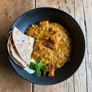 Recipes: Golden Pumpkin Dhal