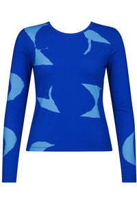 Rash Top: Long Sleeved Rash Top - Blue Astrid
