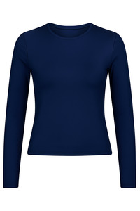 Long Sleeved Sun Top - Navy