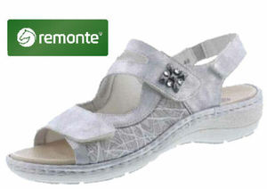 Remonte – D7647-40 – Dinora – Silver Women’s Sandals Halliwell Shoes