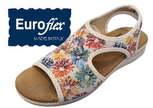 Euroflex – Tuscany – Floral Women’s Sandals Halliwell Shoes