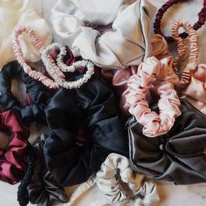 Mini Silk Scrunchies
