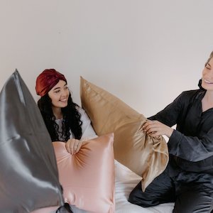 By Silk: 100% Mulberry Silk Pillowcase.