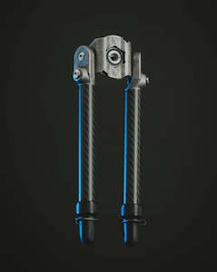 Backlanz: Backlanz Carbon Bipod w/Universal Mounting Bracket