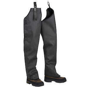 Stoney Creek Black Shield Canvas Chaps