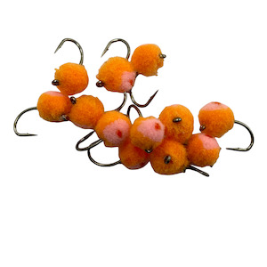 Category Three: Category 3 U Egg Steelhead Orange/Late Pink (1/2 DOZEN)