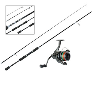 Okuma: OKUMA Acuador Spin Combo 3000A (W/ BRAID) + 702 Spin Rod (3–14G)