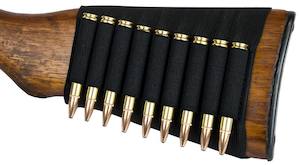 Outdoor Outfitters: Buttstock 9 Round Ammo Holder Black