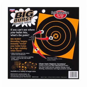 Targets: Birchwood Casey Big Burst 12" Bull's-Eye Revealing Target