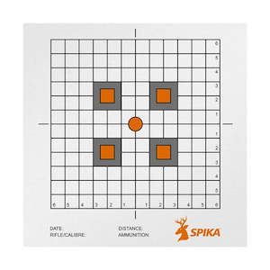 Targets: Spika Square Target - Paper - 12"