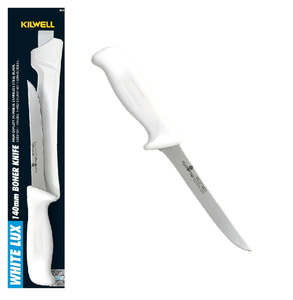 Kilwell: Kilwell Knife Whitelux Boning - Narrow 140mm Blade