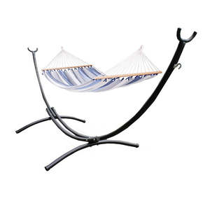 Everything You Need To Relax: Arc Hammock Stand and Double Spreader Bar Hammock