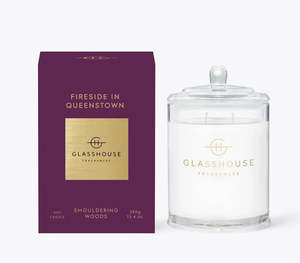 Glass House Candles: Glasshouse Fireside in Queenstown Candle 380g