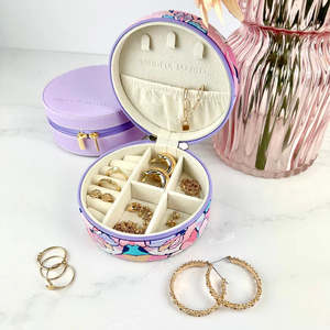 Round Jewellery Case - Willow