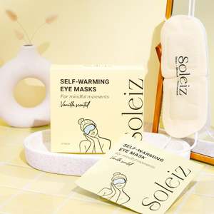 Products: Vanilla Scented Self-Warming Eye Mask (5 Pack)