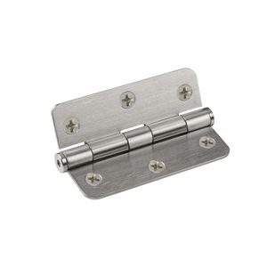 Products: Hinge Steel 89x58x2mm R1/4 Satin Nickel (Greased Pin) - Handles Plus