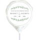 Green branches personalised wedding lollipops - Designer Personalised Lollipops NZ