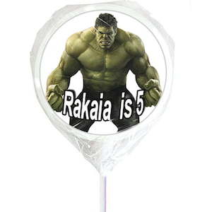 Super Hero Lollipops - Designer Personalised Lollipops NZ